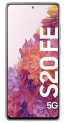 Galaxy S20 FE 5G Cloud Lavender Frontansicht 1