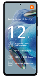 Redmi Note 12 Pro Midnight Black Frontansicht 1